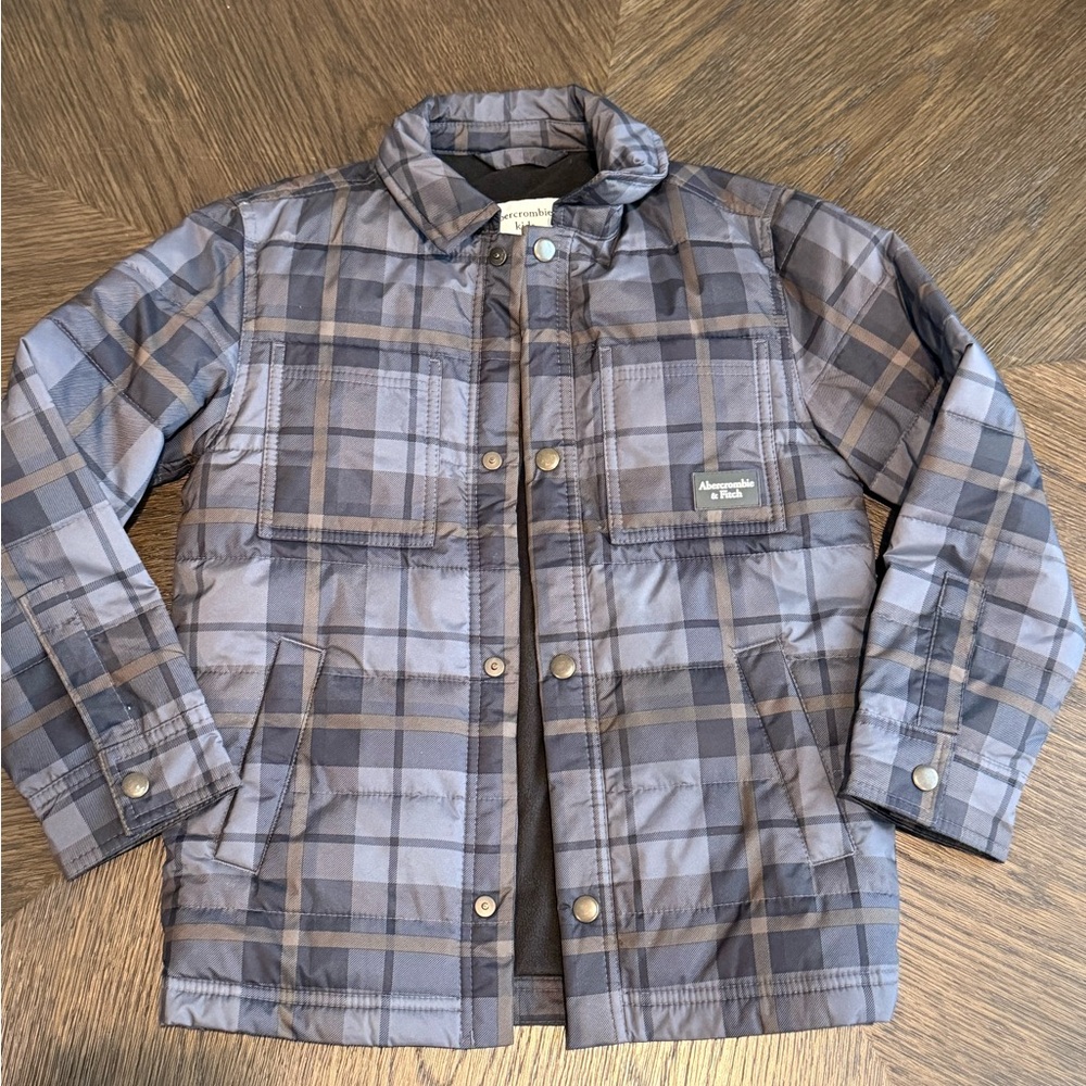 Abercrombie & Fitch Boys Jacket Coat Plaid